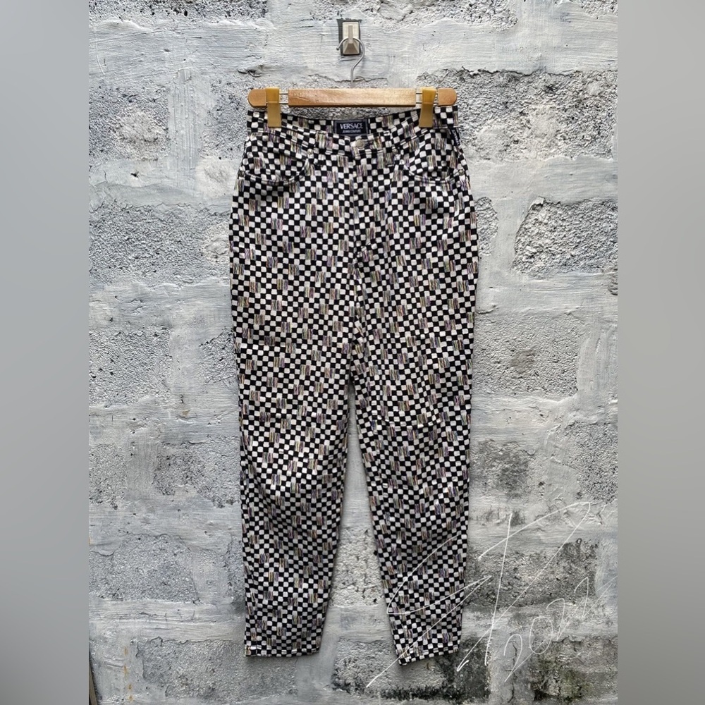 Versace Jeans Couture Vintage Checkered Pants